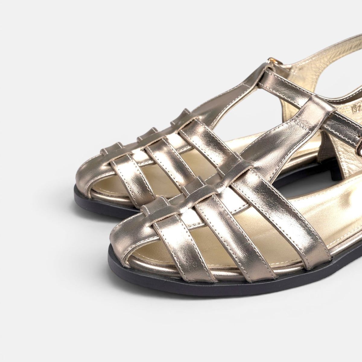 Volzak 982 Sandale en cuir Bronze