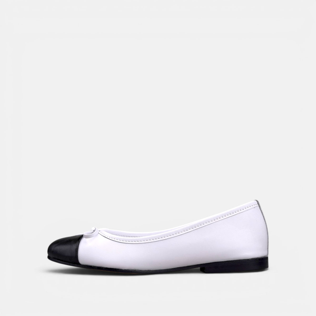 Volzak 078 Ballerine en cuir Blanc