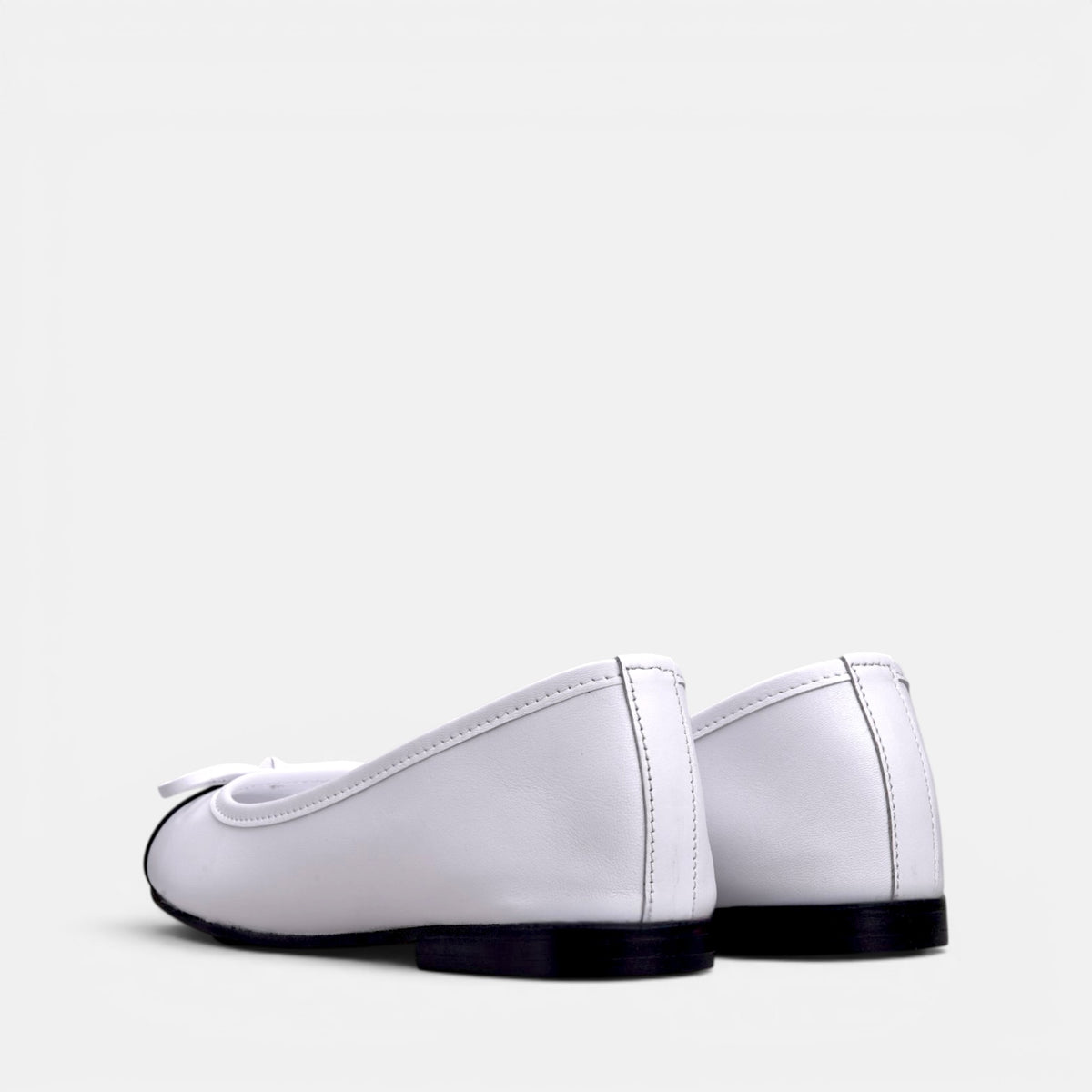 Volzak 078 Ballerine en cuir Blanc