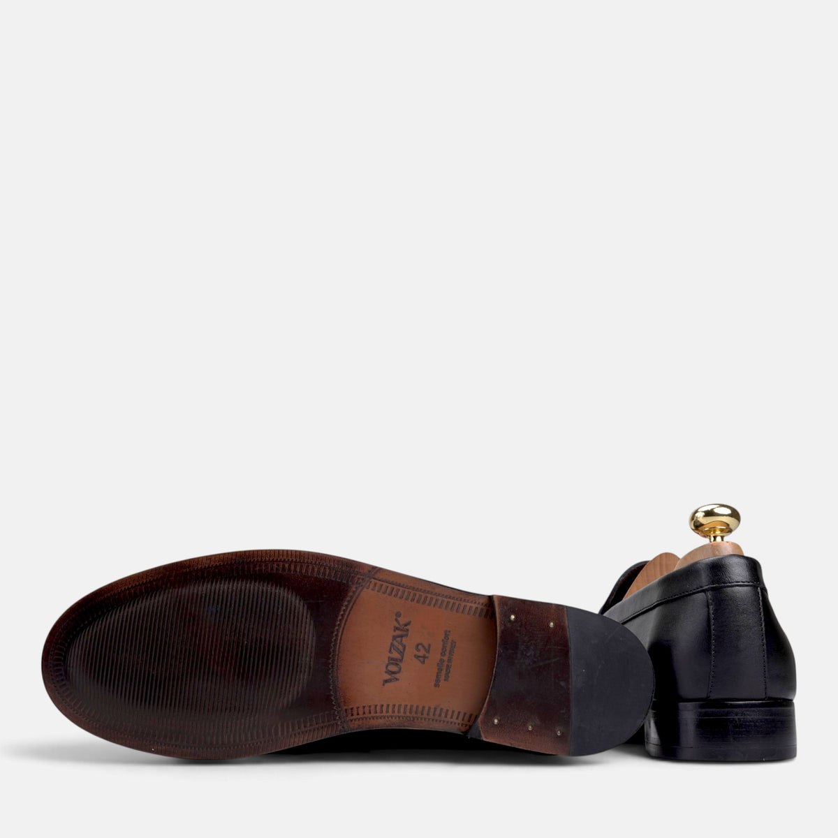 Volzak 5350 leather shoe Black