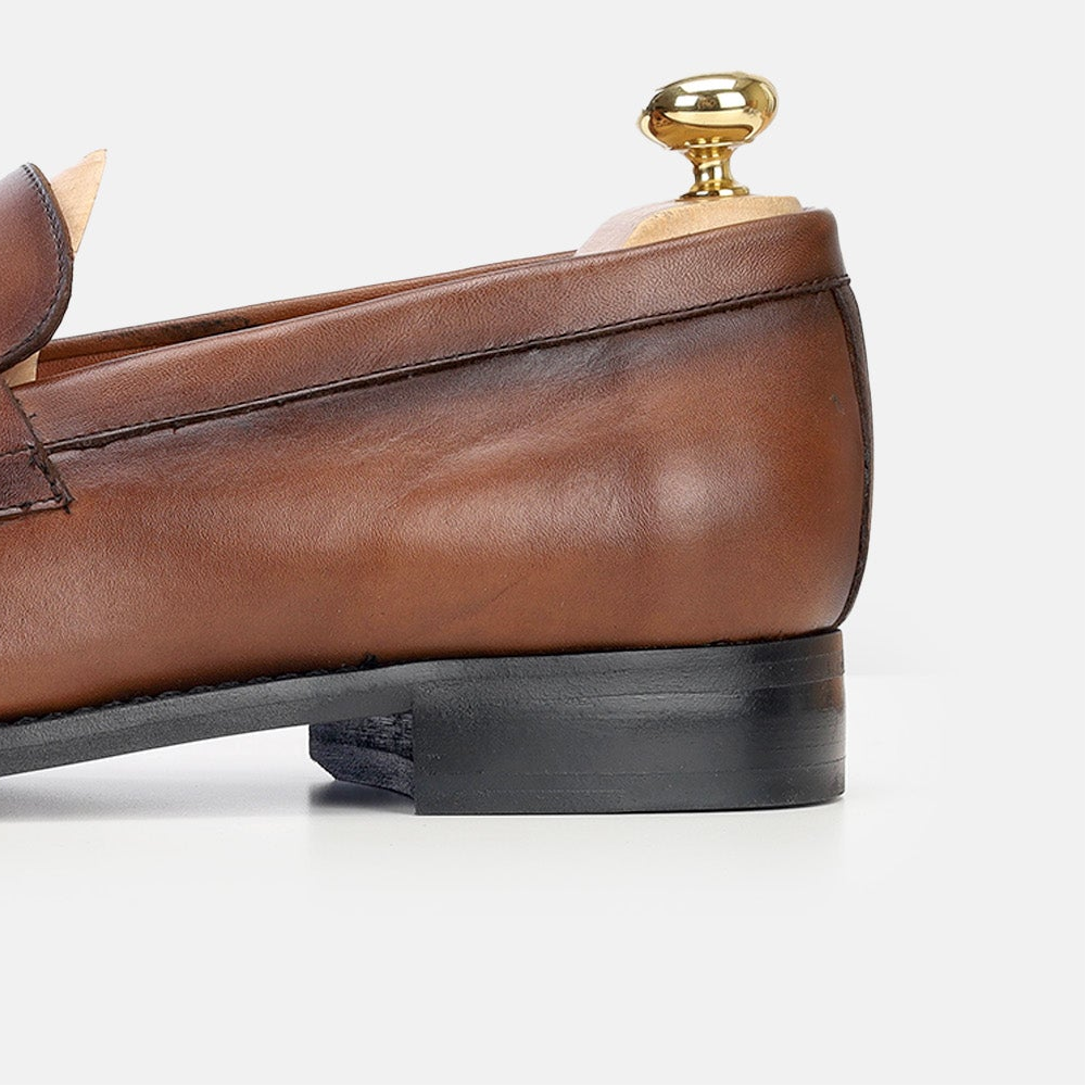 Volzak 5350 chaussure en cuir Marron Vintage