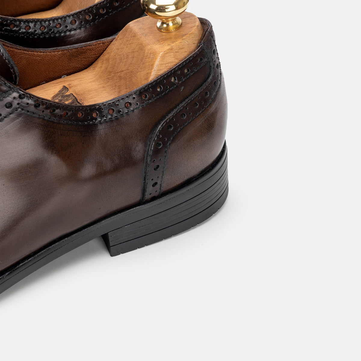 Volzak 5326 Vintage Brown Demaskable Leather Shoe