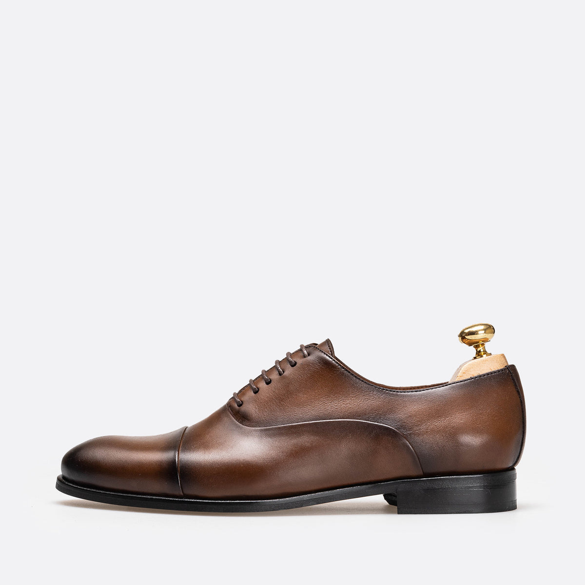 Volzak 5344 chaussure en cuir Marron Vintage