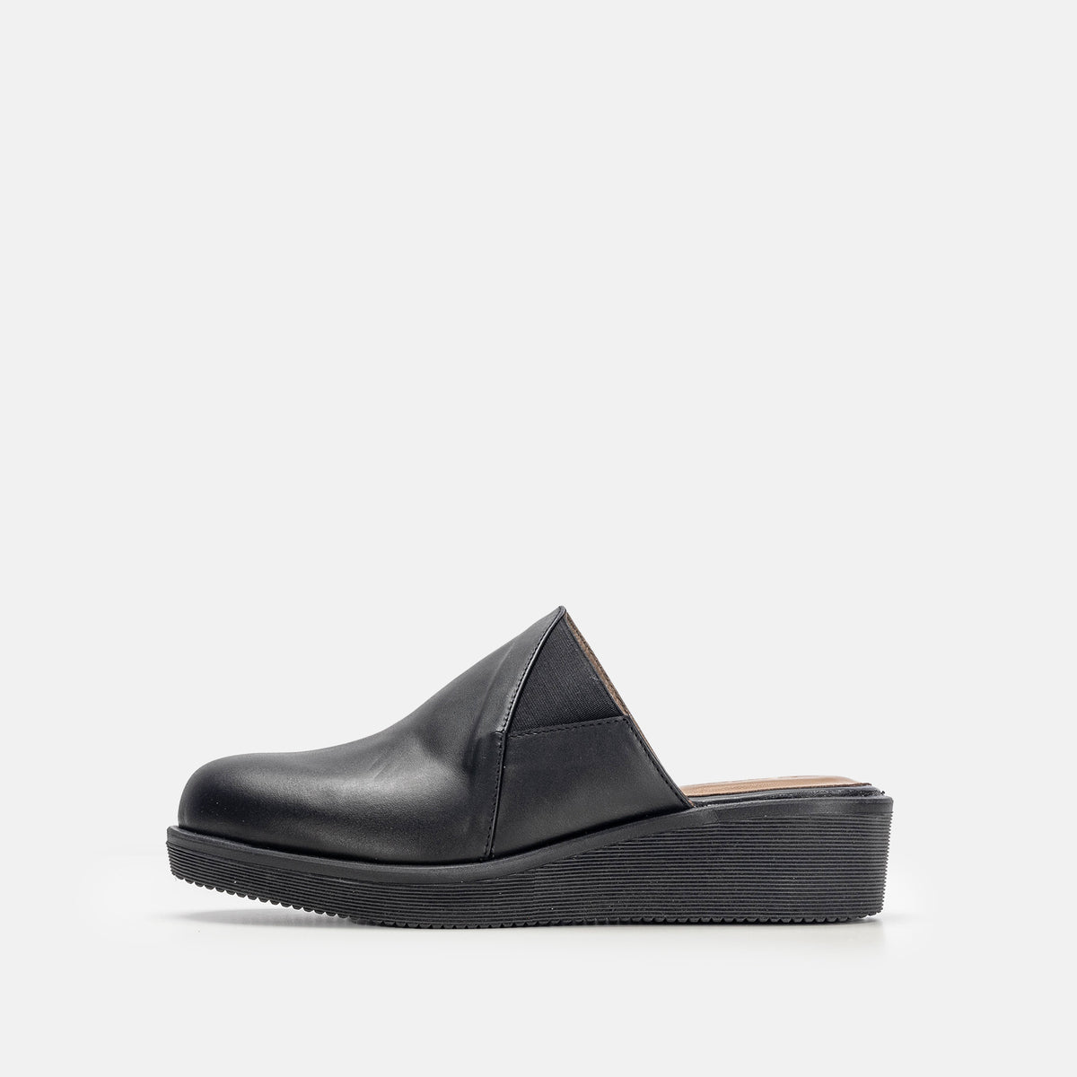Volzak 051 Sabot en cuir Noir