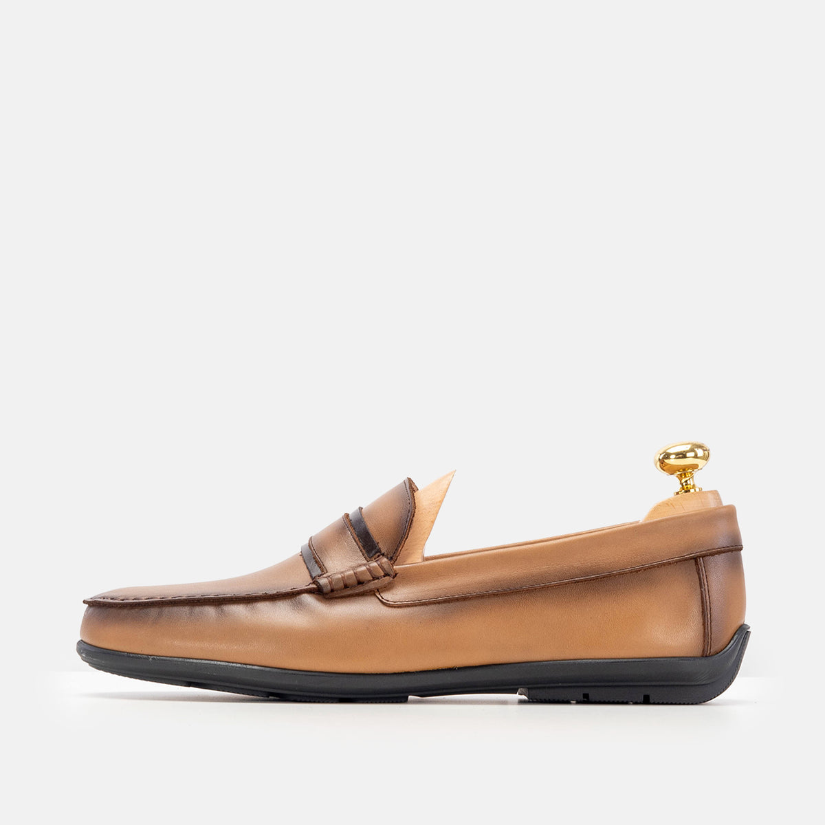 Volzak 5223 Mocassin en cuir sable