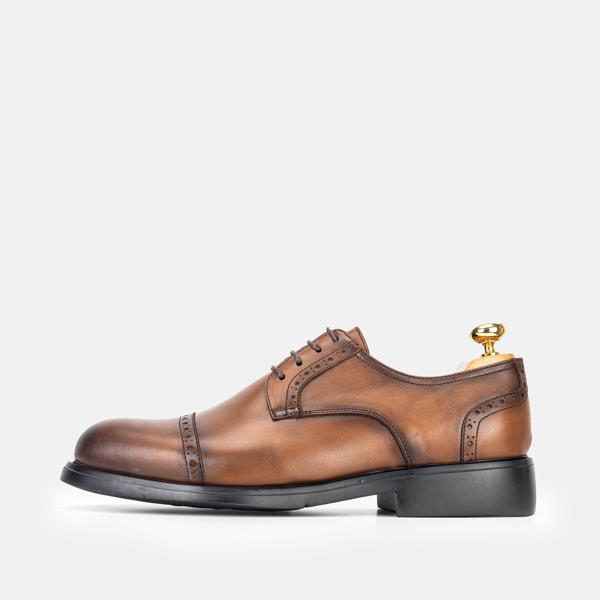Volzak 5320 chaussure en cuir Marron Vintage