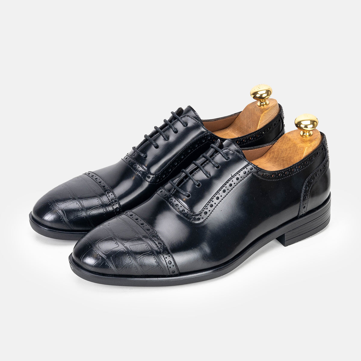 Volzak 5326 Black Demaskable Leather Shoe