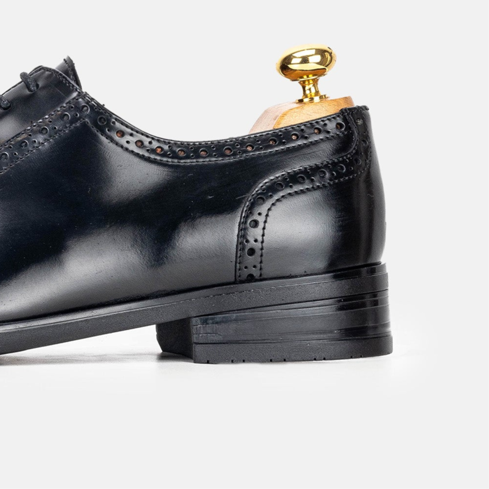 Volzak 5326 Black Demaskable Leather Shoe