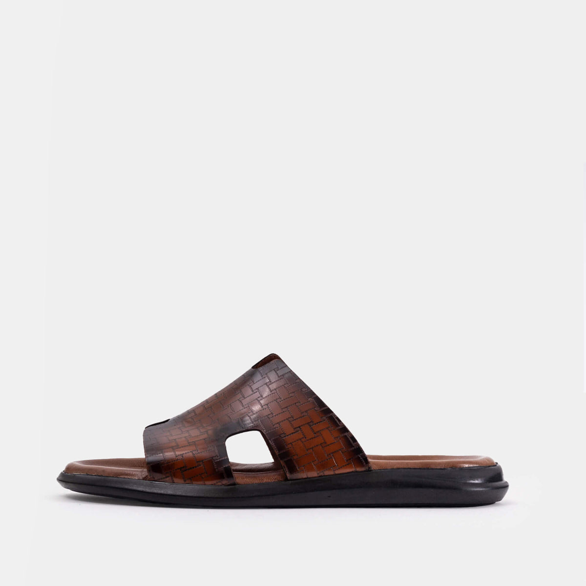 Volzak 5131 Sandale en cuir démasquable Marron