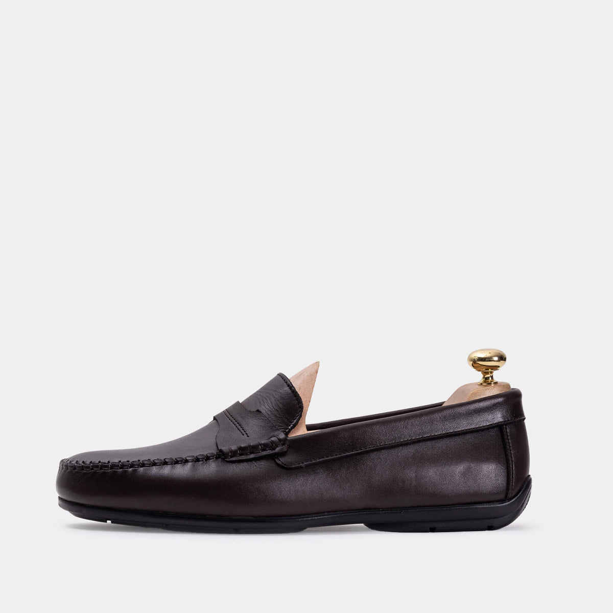 Volzak 5139 Mocassin en cuir Marron