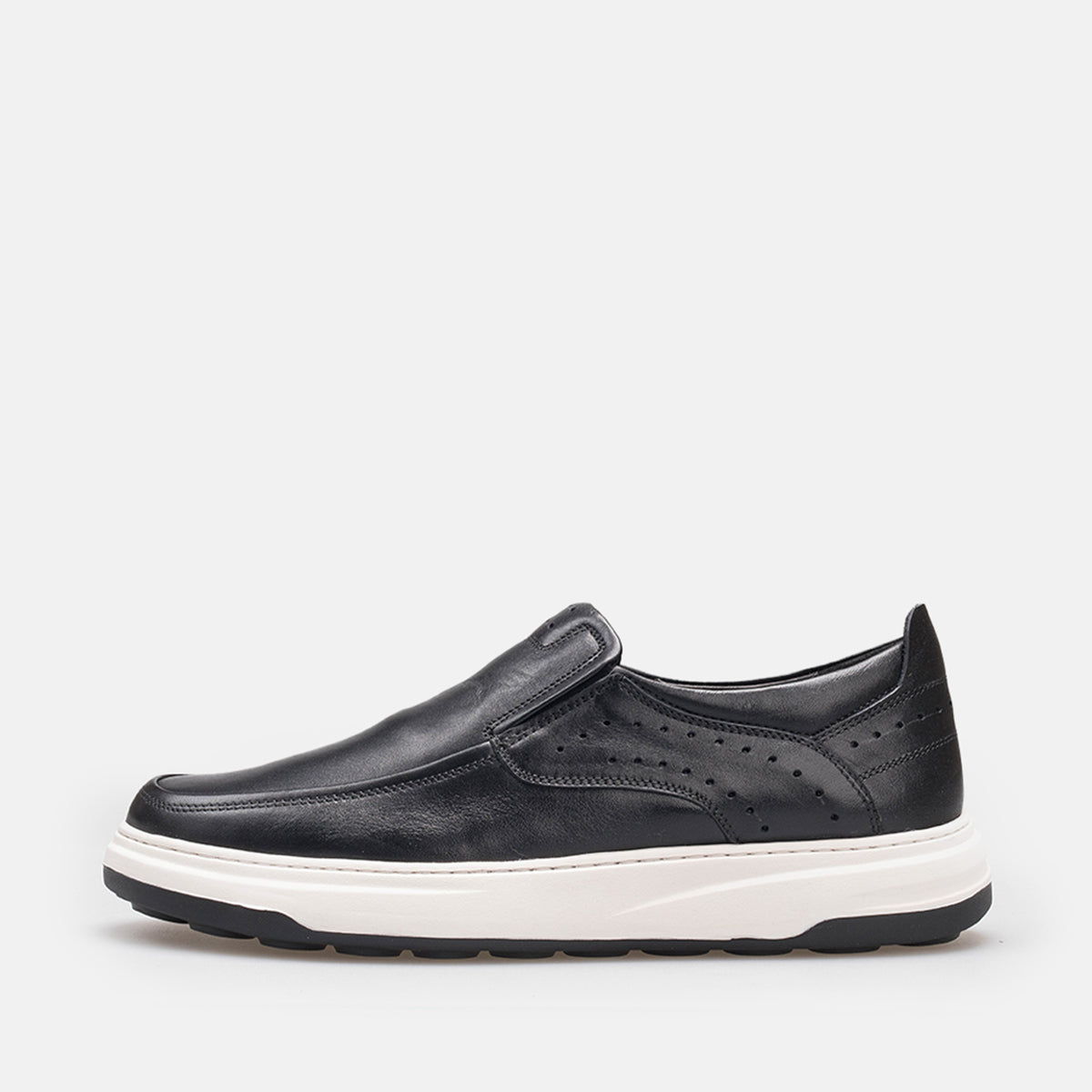Volzak 3072 basket en cuir Noir