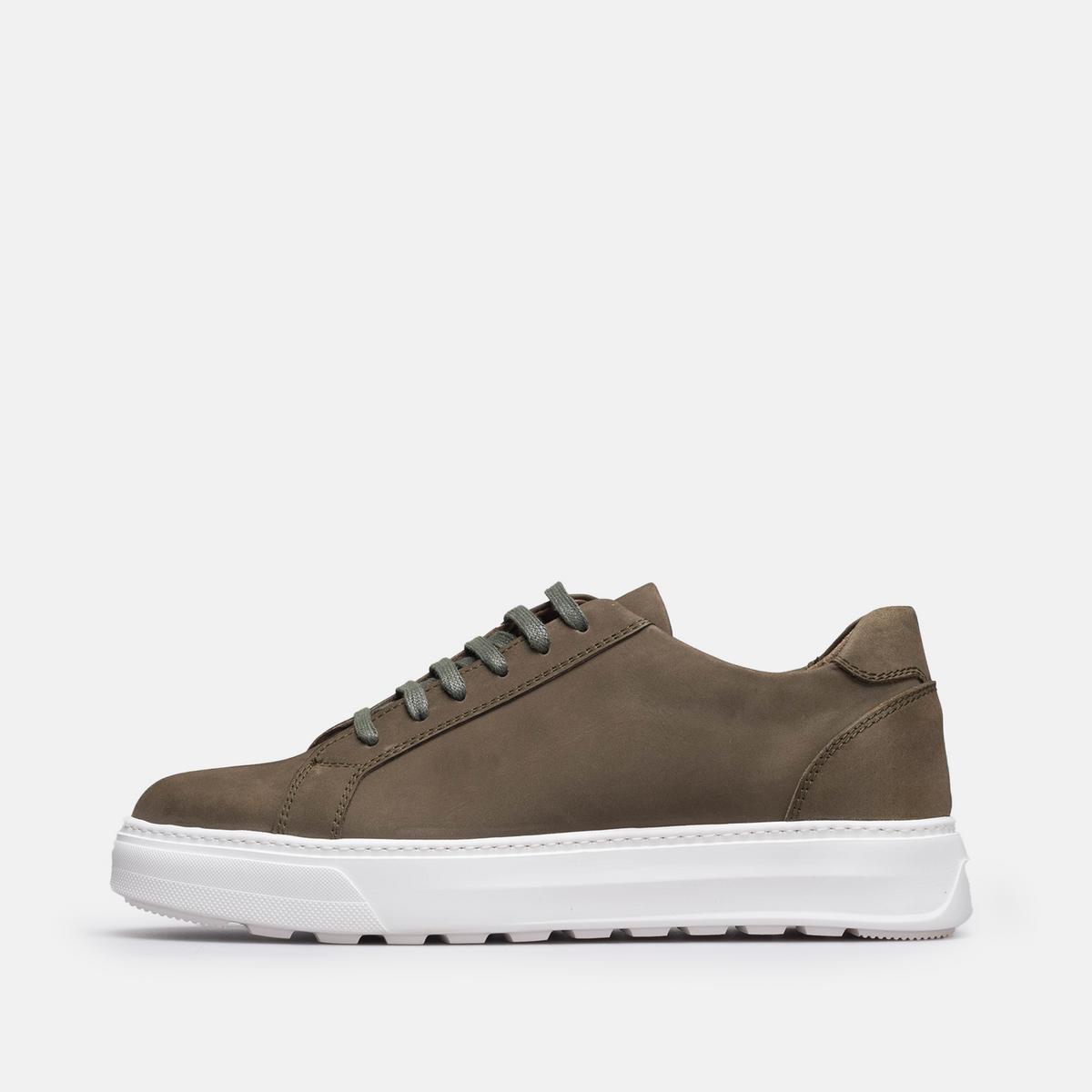 Volzak 6041 Basket en nubuck Vert