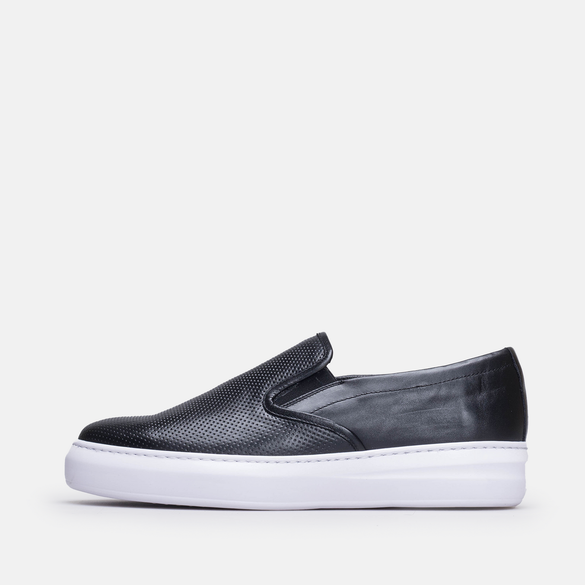 Volzak 5417 basket en cuir Noir