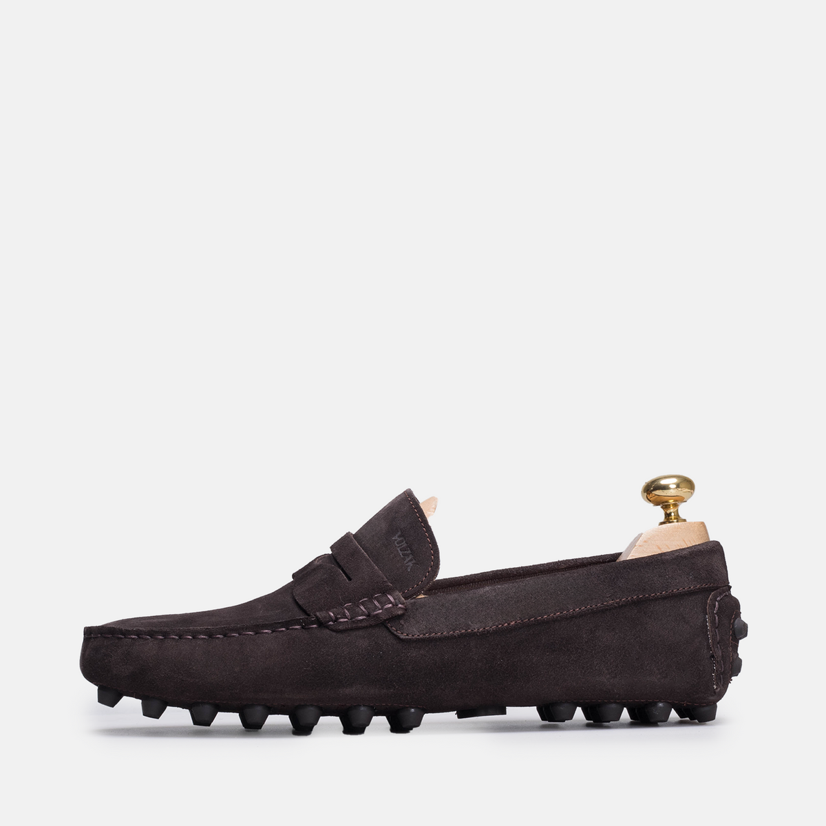Volzak 2000 Mocassin en daim Marron