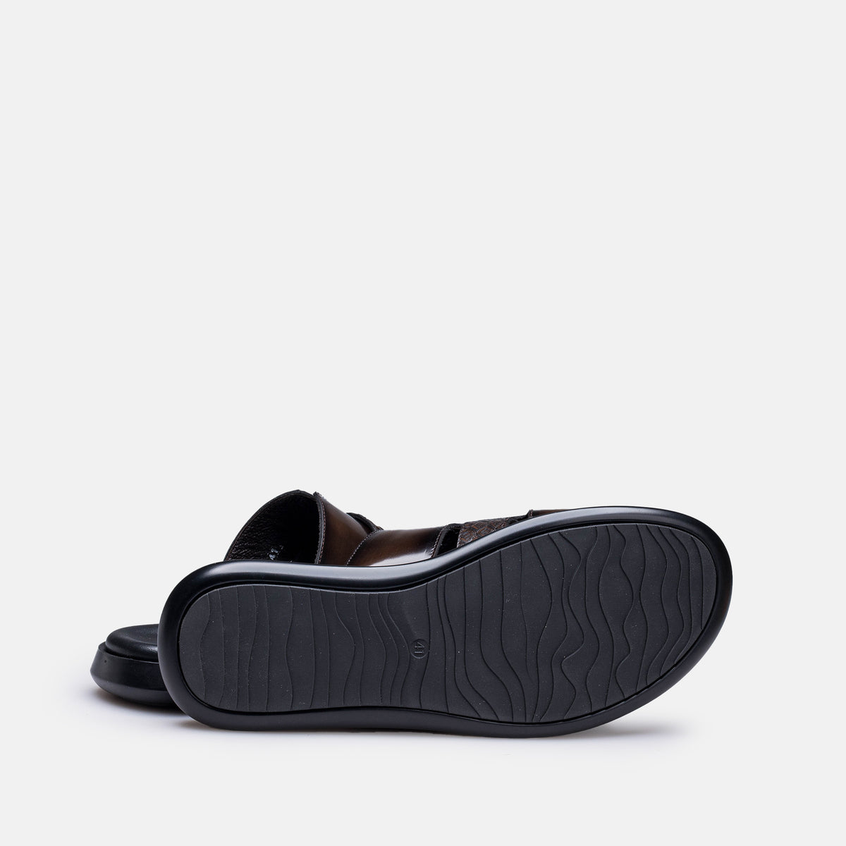 Volzak 5414 Leather Sandal Removable Brown