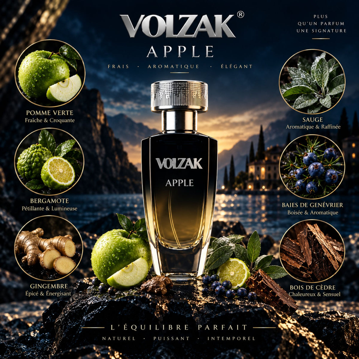 VOLZAK PARFUM APPLE 50ML HOMME