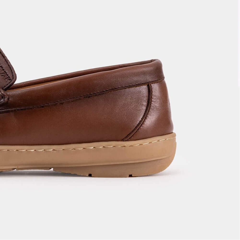 Volzak 03 Mocassin en cuir Camel