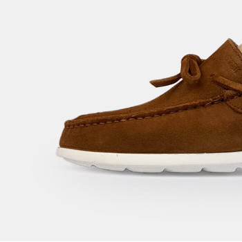 Volzak 05 Camel suede loafer