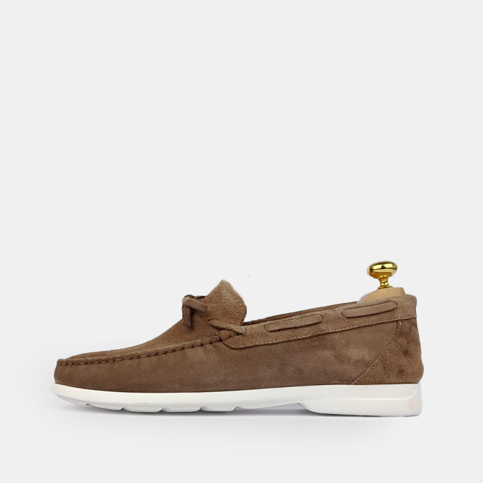 Volzak 05 Taupe suede moccasin