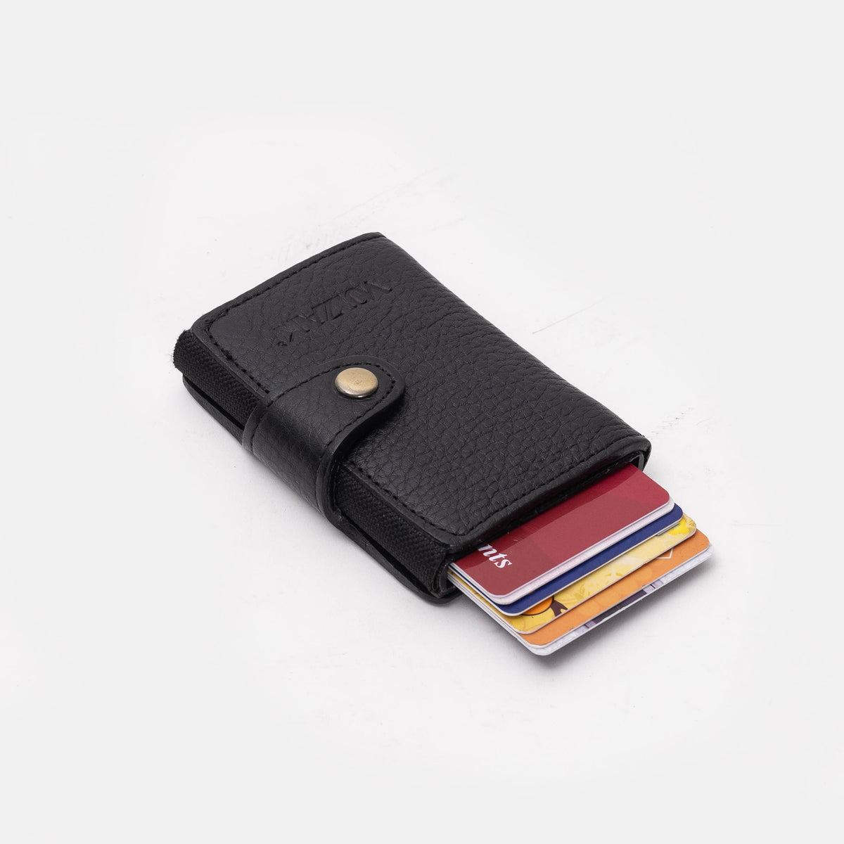 Volzak 080 Black Grained Leather Wallet