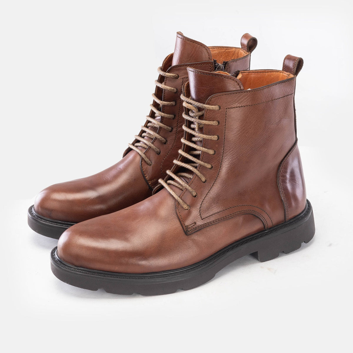 1024 Bottine cuir camel