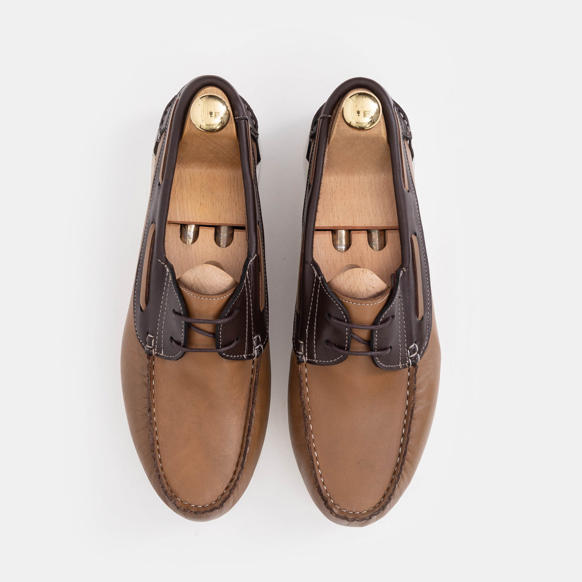 Volzak 102 Beige Leather Moccasin