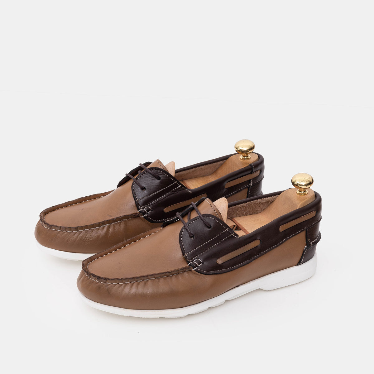 Volzak 102 Beige Leather Moccasin