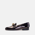 Volzak 1077 Chaussure en cuir vernis Noir
