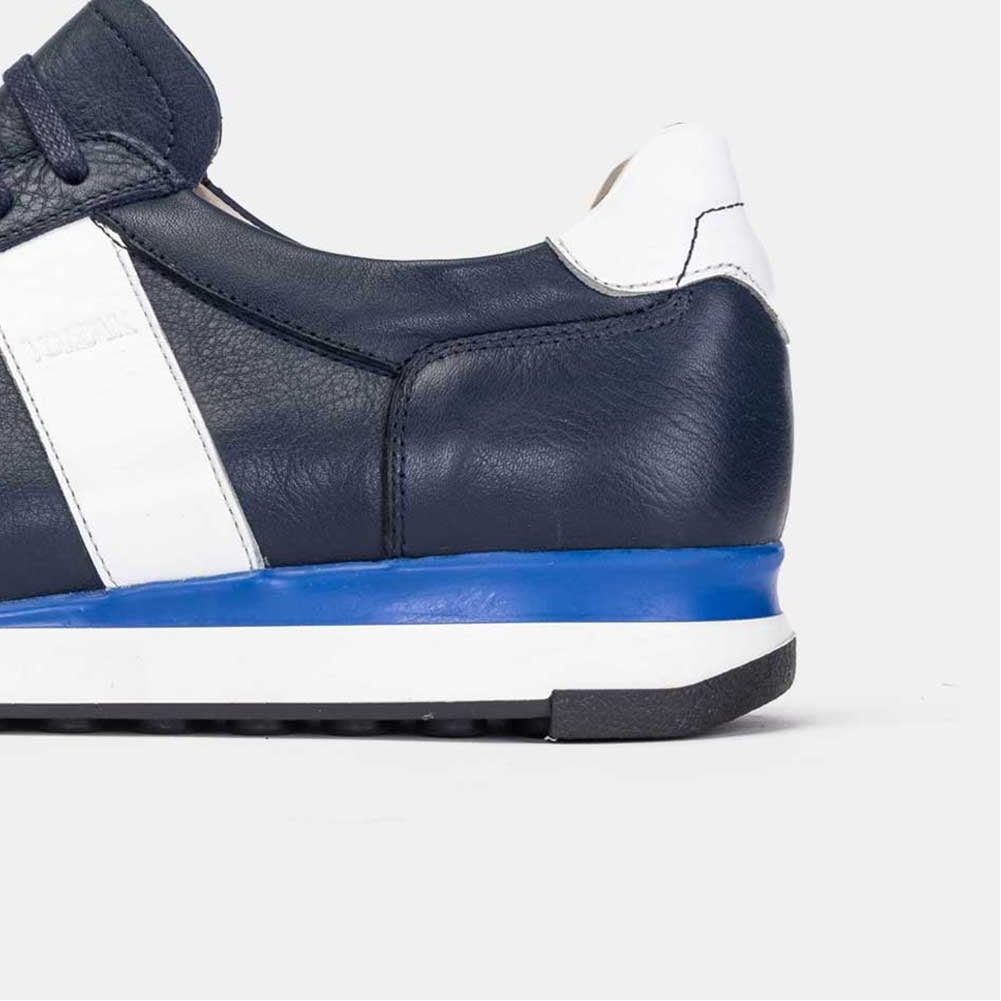 Volzak 6048 Leather Sneakers Blue White