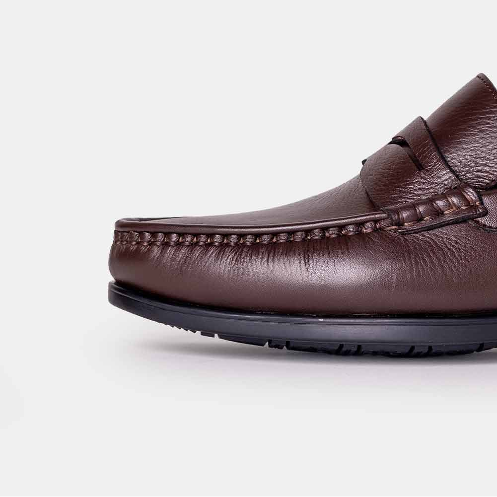 Volzak 110 Brown Leather Moccasin