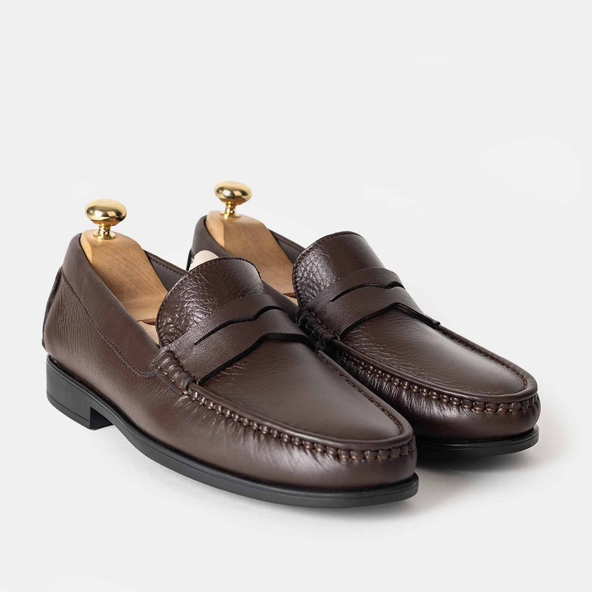 Volzak 110 Brown Leather Moccasin