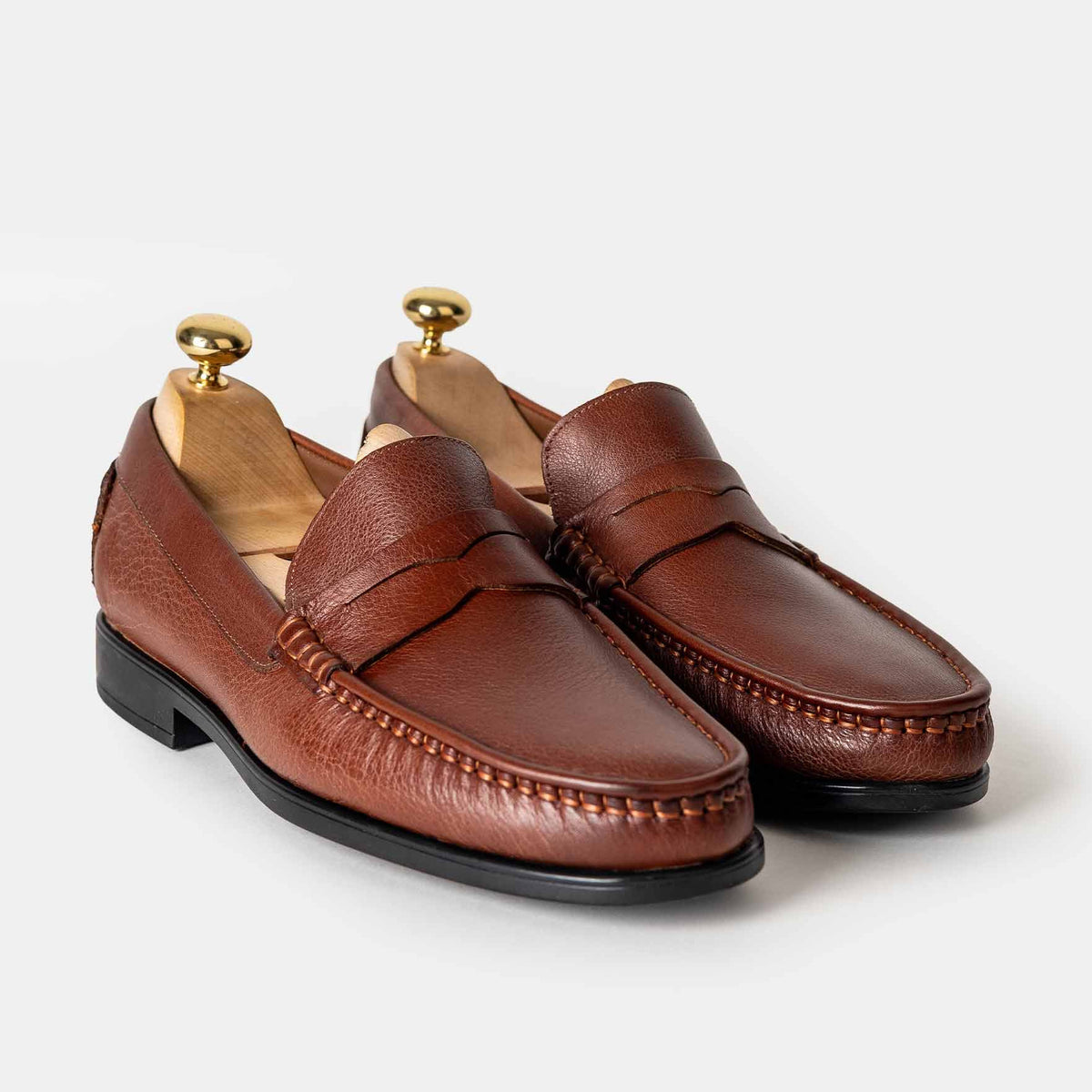Volzak 110 Camel Leather Moccasin