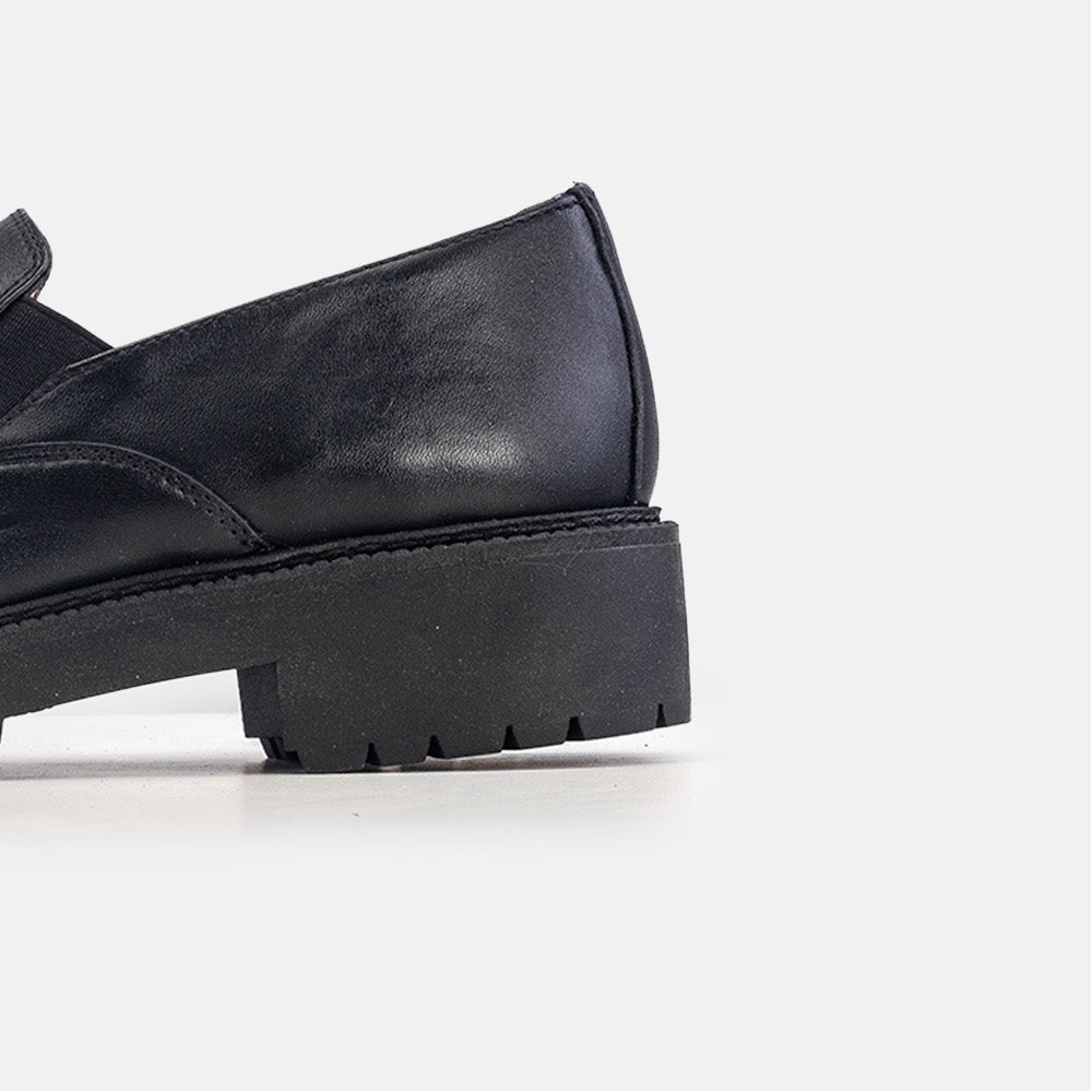 Volzak 118 Black Leather Shoe