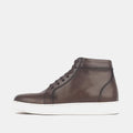 1287 S Bottine en cuir marron
