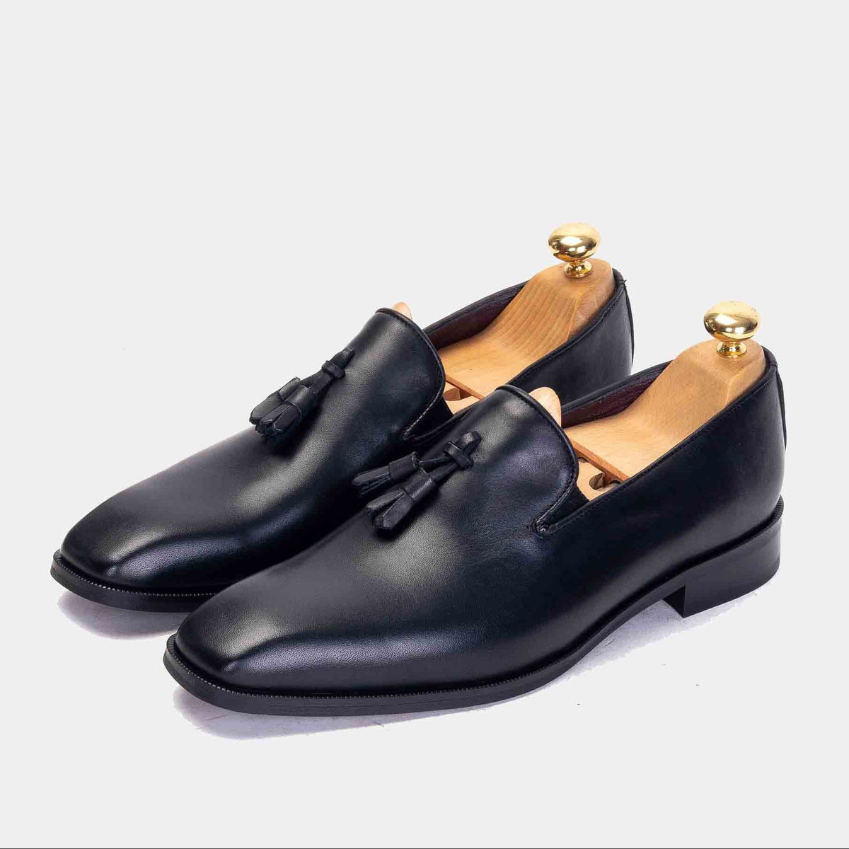 Volzak 1302 Black Leather Shoe