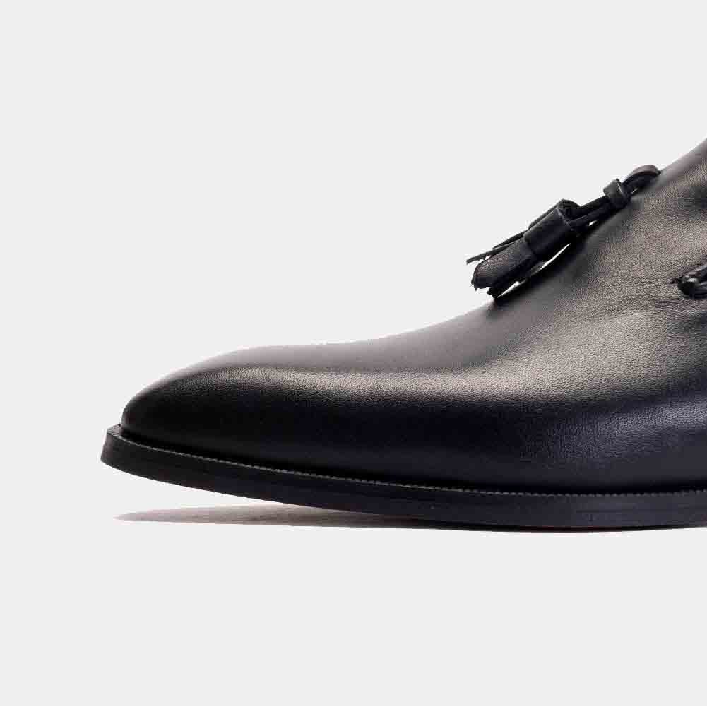 Volzak 1302 Black Leather Shoe