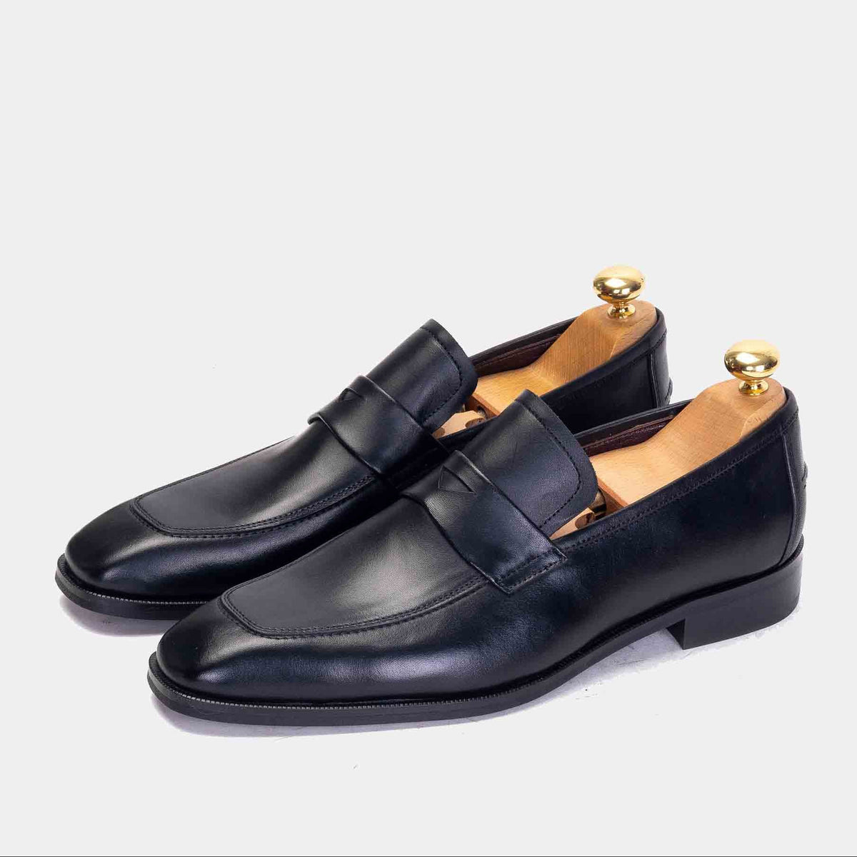 Volzak 1303 Black Leather Shoe