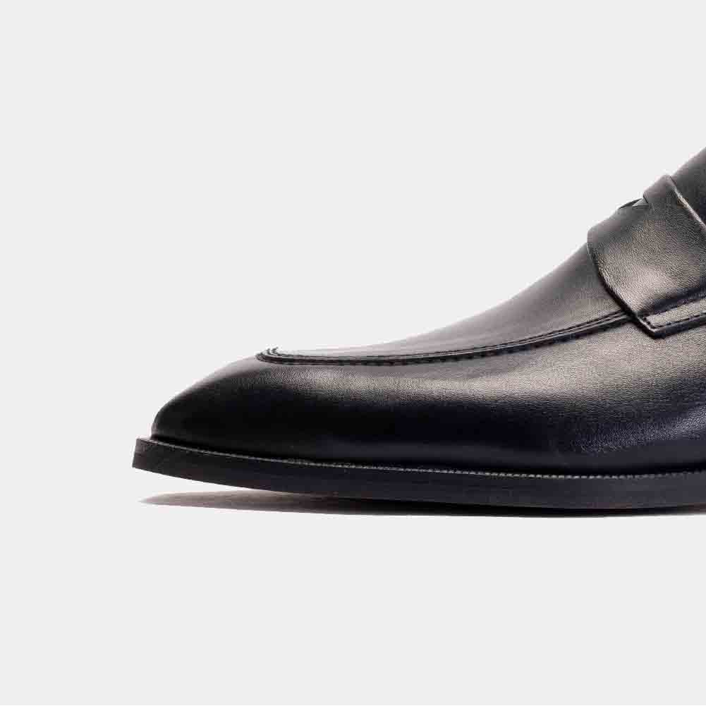 Volzak 1303 Black Leather Shoe