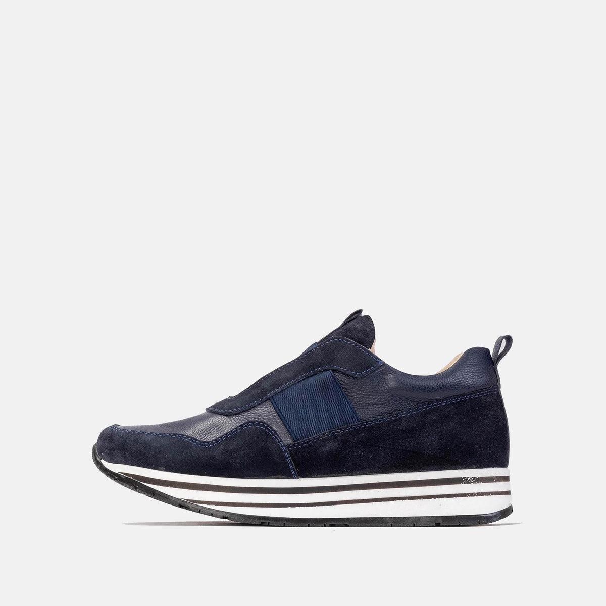 Volzak 150 Basket en daim Bleu