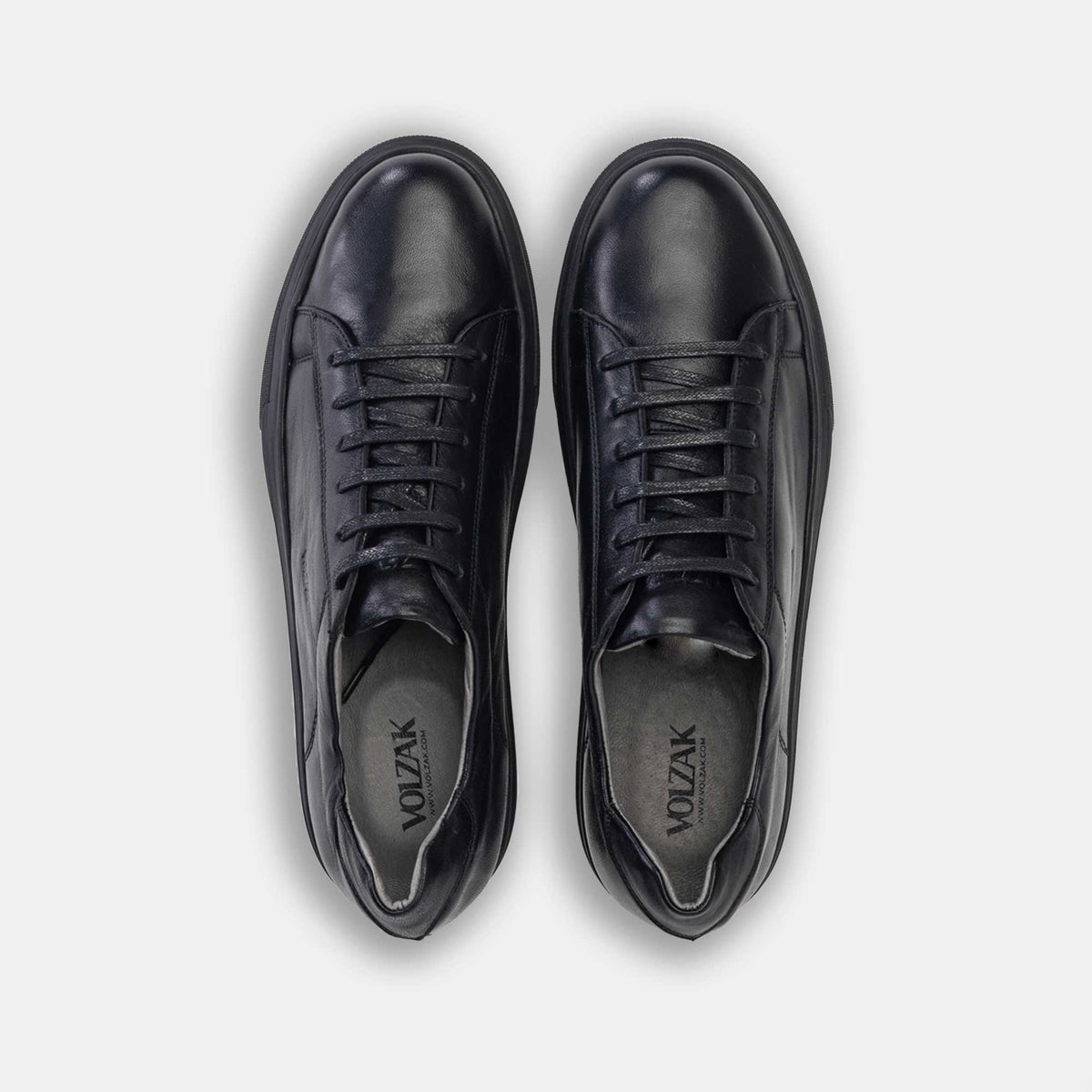 5033 Basket en cuir Noir