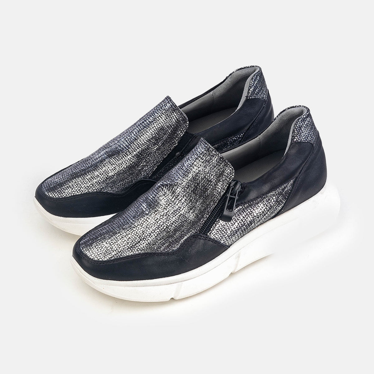 Volzak 178 Basket en cuir Noir