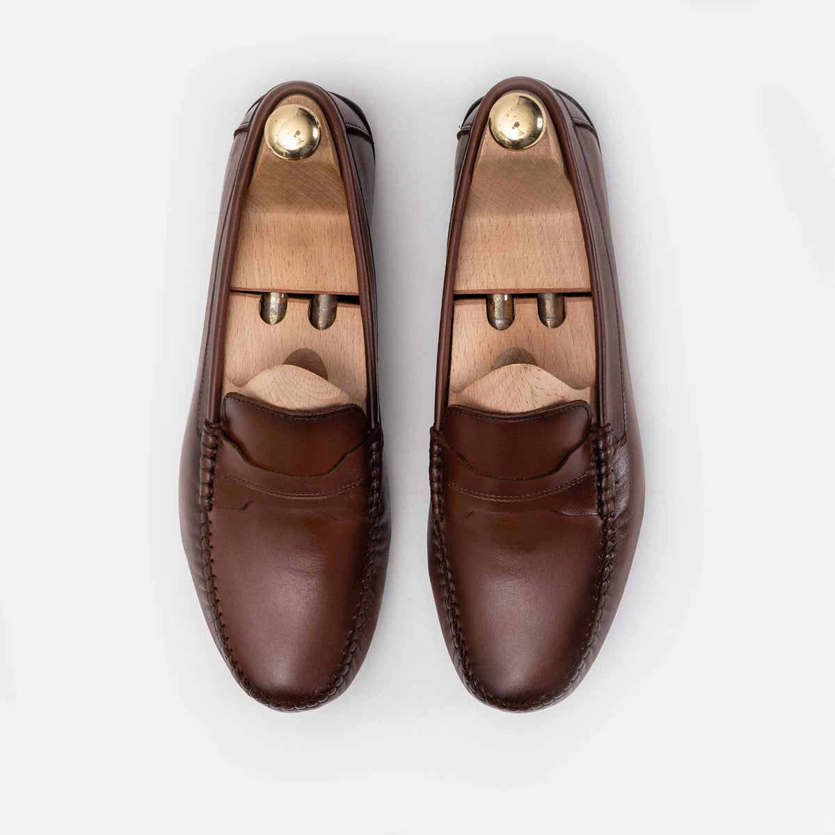 ''5139 Mocassin en cuir Camel