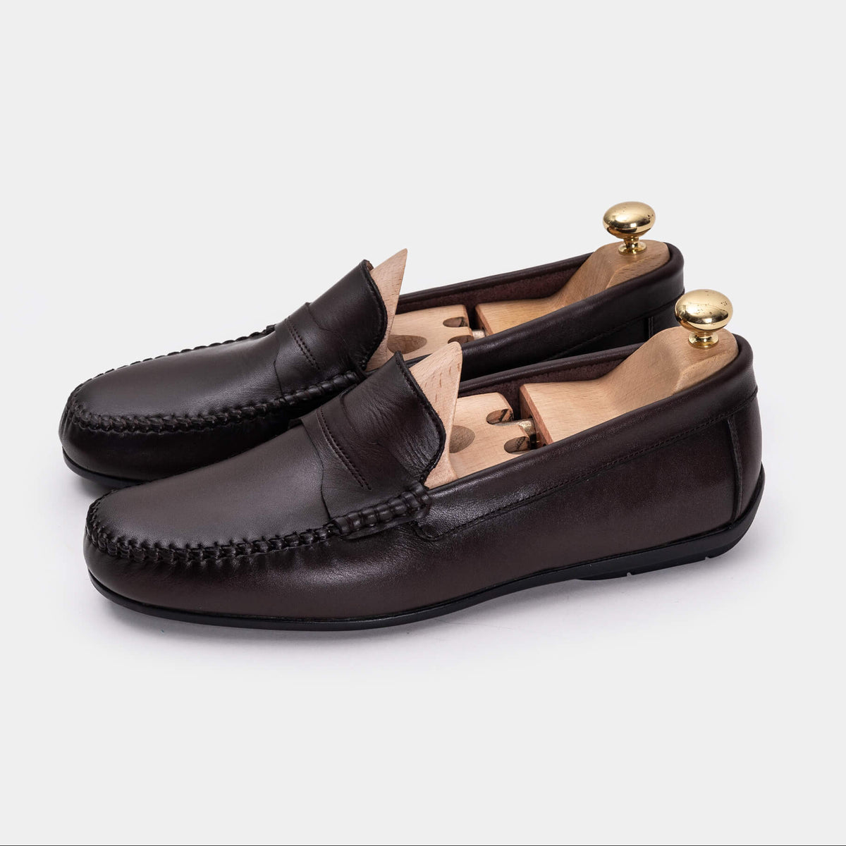 Volzak 5139 Brown Leather Moccasin