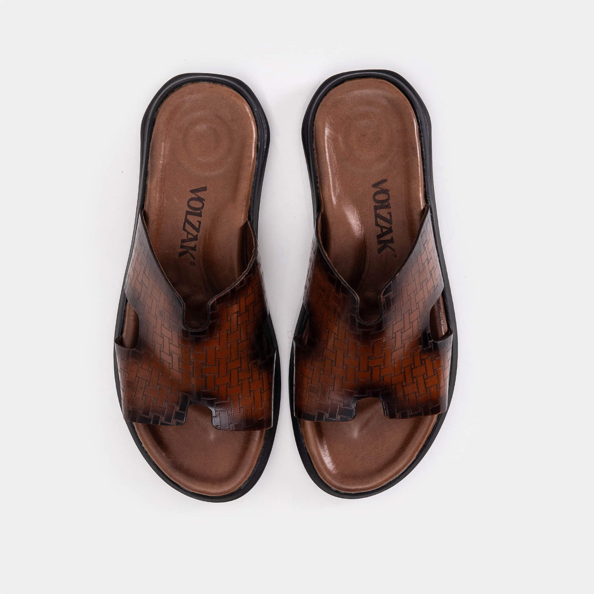 Volzak 5131 Removable Leather Sandal Brown