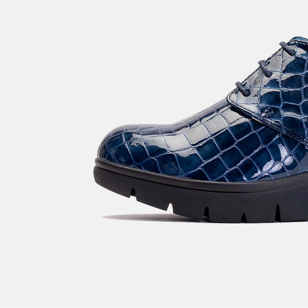 Volzak 2090 leather shoe Blue