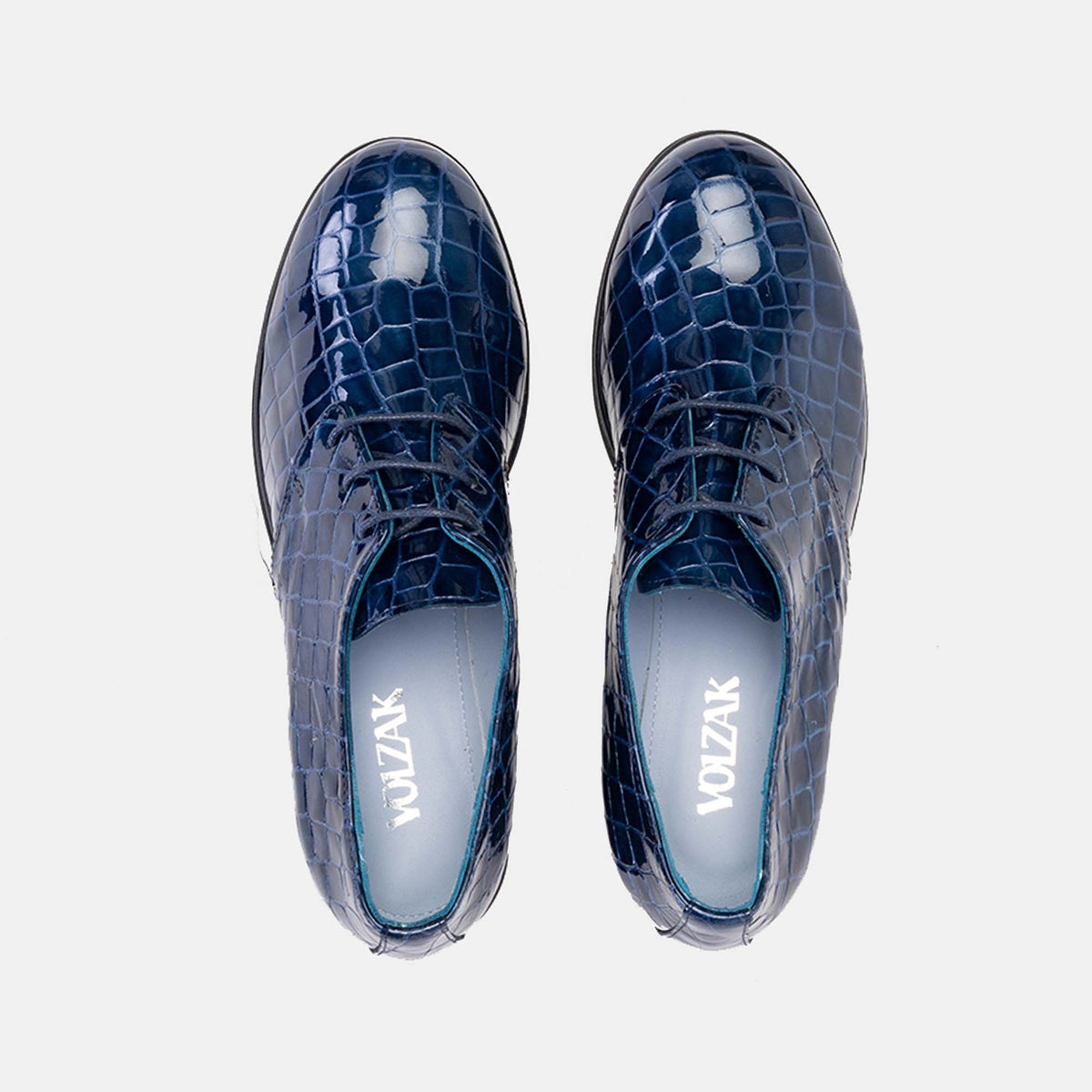 Volzak 2090 leather shoe Blue