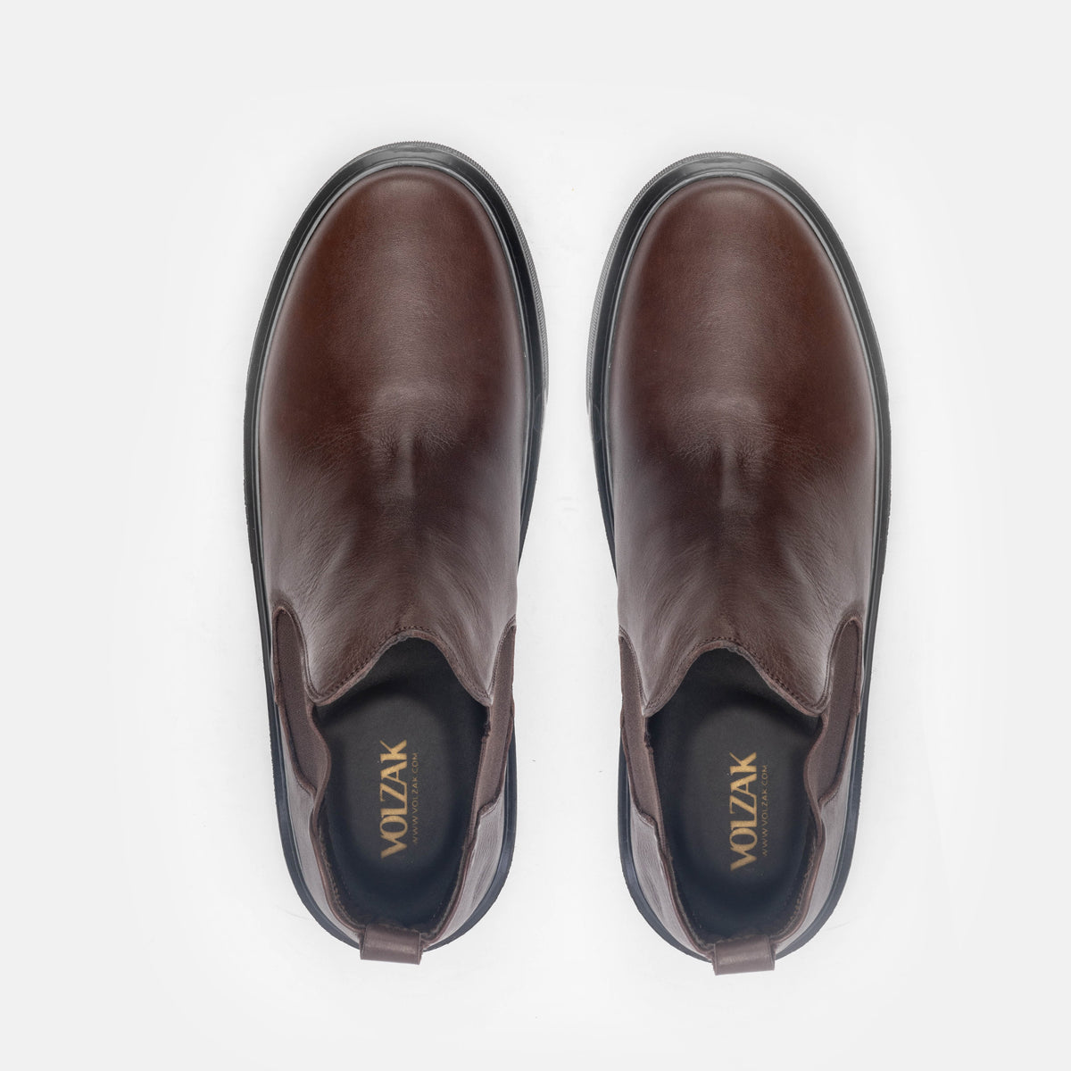 '2178 Brown Leather Ankle Boot