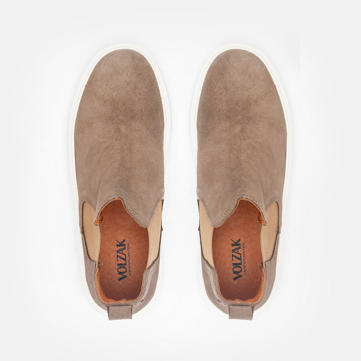 Volzak 2178 Taupe Suede Ankle Boot