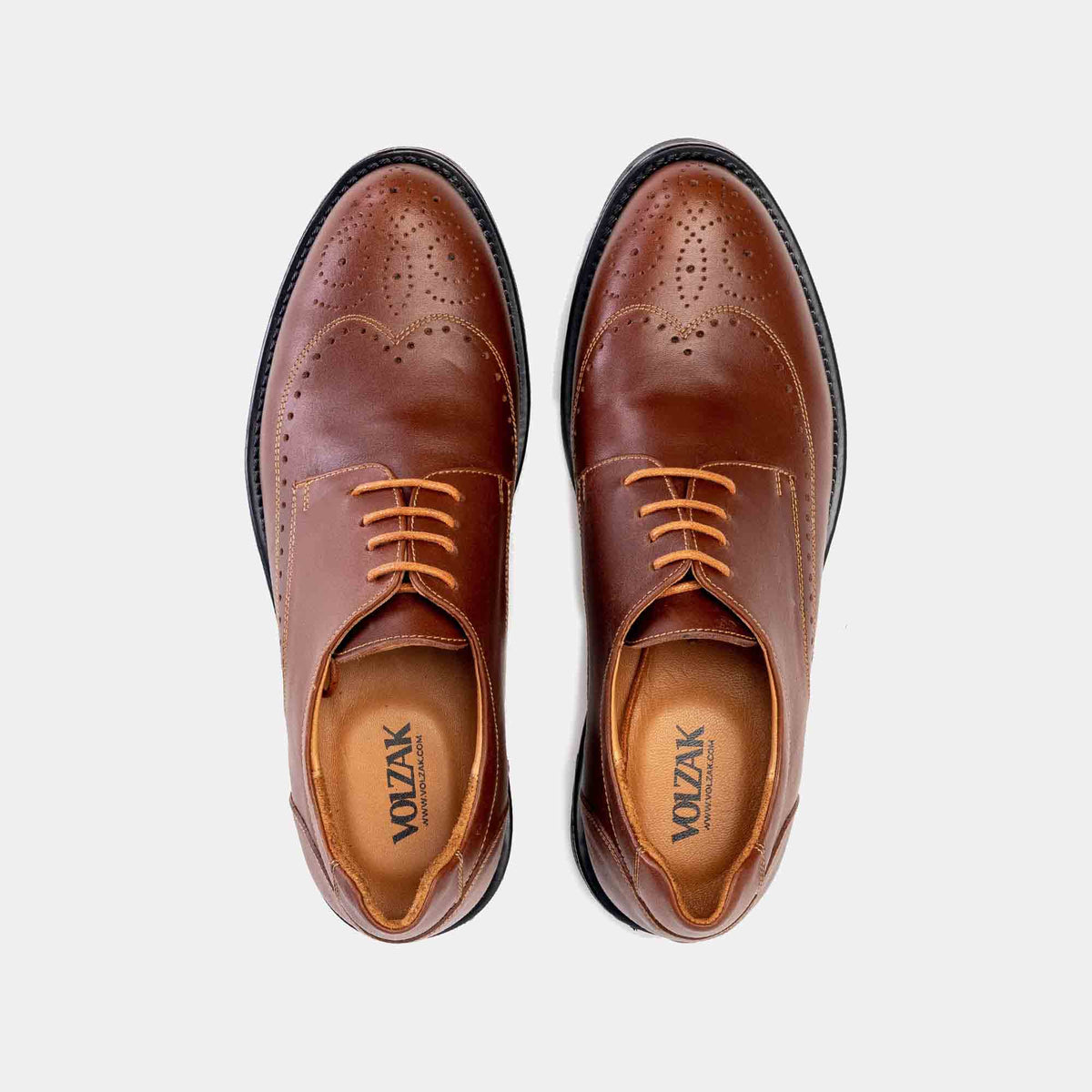 Volzak 2193 Camel Leather Shoe