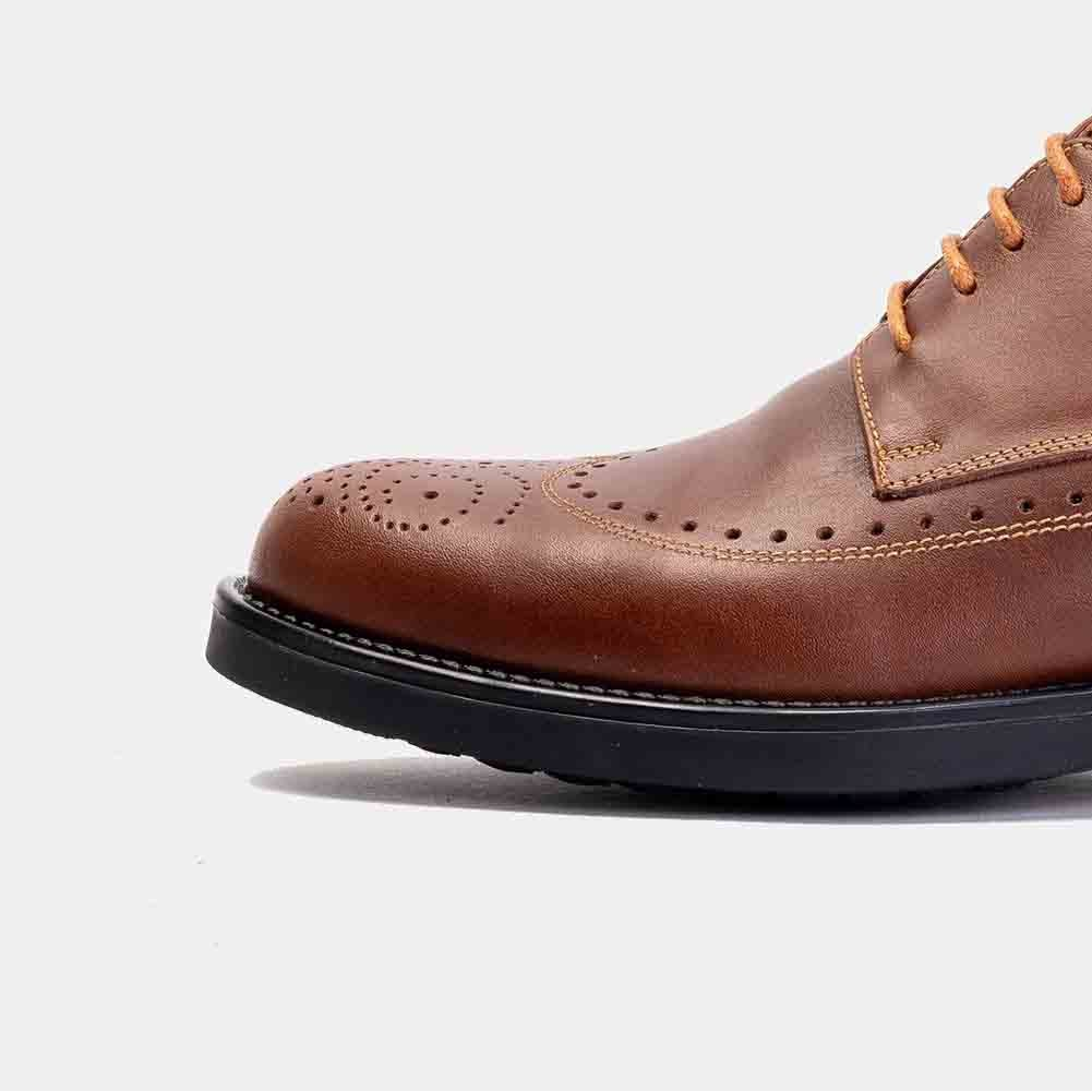 Volzak 2193 Camel Leather Shoe